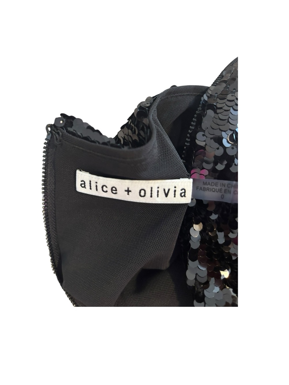 Alice + Olivia Delora Sequin Mini Dress - Picture 4 of 4